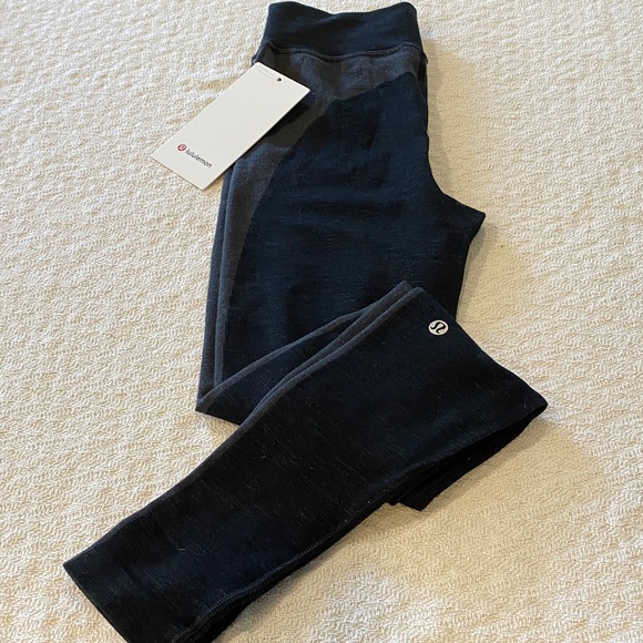 lululemon athletica Pants - lululemon Wool Keep The Heat Thermal Black Leggings high rise sm flaw